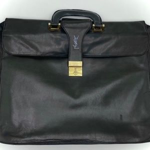 Vintage Yves St Laurent briefcase YSL